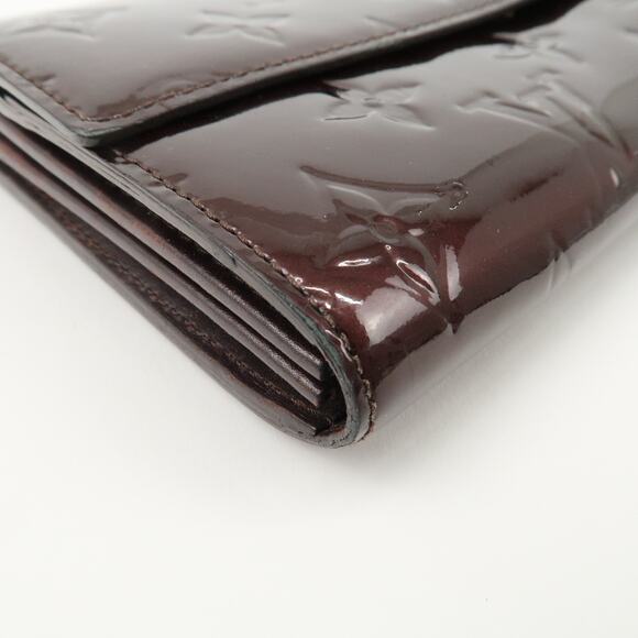 💎✨Authentic✨💎Louis Vuitton Vernis Portefeuille Sarah Wallet Amarante - Picture 3 of 12